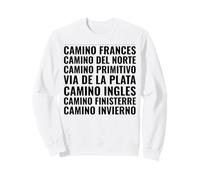 Camino de Santiago Routes Frances Norte Primitivo Finisterre Sudadera
