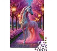 Camino de Unicornio mágico 1000 Piezas Cartón Extra Grueso Paquete De Rompecabezas Coleccionistas Desafío Juego Educativo Entrenamiento Cerebral Hermosa Decoración 70x50cm/1000pcs