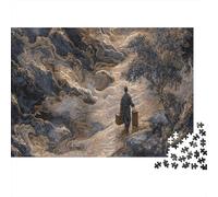 Camino de Viajero místico Rompecabezas 3D 52x38cm/1000pcs, - Juego Educativo para Adultos Y Jóvenes, Antistrés Y Decoración Hogareña, Regalo Práctico.