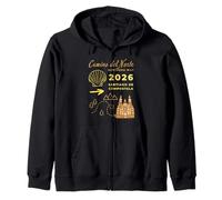 Camino del Norte 2026 Santiago de Compostela Sudadera con Capucha