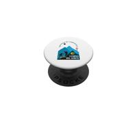 Camino del Norte Pareja Peregrinos Santiago de Compostela 2026 PopSockets PopGrip Adhesivo
