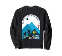 Camino del Norte Pareja Peregrinos Santiago de Compostela 2026 Sudadera