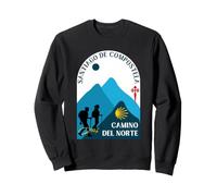 Camino del Norte Pareja Peregrinos Santiago de Compostela 2026 Sudadera