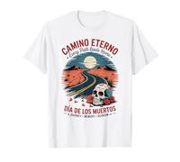Camino Eterno del Día de los Muertos - Viaje conmemorativo de la Calavera de azúcar Camiseta