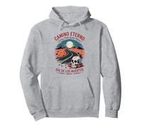 Camino Eterno del Día de los Muertos - Viaje conmemorativo de la Calavera de azúcar Sudadera con Capucha
