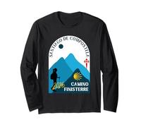 Camino Finisterre Mujer Caminando Santiago de Compostela 2026 Manga Larga