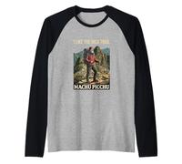 Camino Inca Machu Picchu Senderismo S-America Trekking Camiseta Manga Raglan