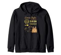 Camino Inglés 2026 Santiago de Compostela Sudadera con Capucha