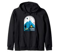 Camino Inglés Mujer Caminando Santiago de Compostela 2026 Sudadera con Capucha