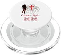 Camino Inglés Santiago Compostela 2026 Señora Peregrina PopSockets PopGrip para MagSafe
