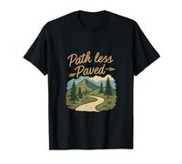 Camino Menos pavimentado Camping Senderismo Diseño de senderos al Aire Libre Camiseta
