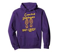 Camino Portugues, BUEN CAMINO, Botas de Senderismo Sudadera con Capucha