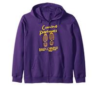 Camino Portugues, BUEN CAMINO, Botas de Senderismo Sudadera con Capucha