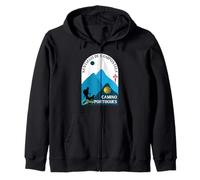 Camino Portugués Hombre y Perro Santiago de Compostela 2026 Sudadera con Capucha