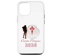 Camino Portugues Santiago Compostela 2026 Señora Peregrina Carcasa para iPhone 12/12 Pro
