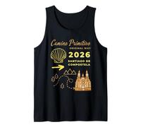 Camino Primitivo 2026 Santiago de Compostela Camiseta sin Mangas