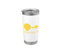 Camino Primitivo de Santiago Accesorios de Café para Bebidas Calientes Vaso térmico de acero inoxidable de doble pared