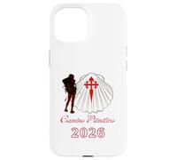 Camino Primitivo Santiago Compostela 2026 Señora Peregrina Carcasa para iPhone 15