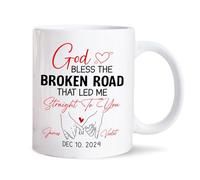 Camino Roto Que Me Llevó Directo A Ti Tazón Novedad Tazas Té Graciosa Tazas De Regalo Regalos Divertidos Para Amigos Navidad Novios 330 Ml