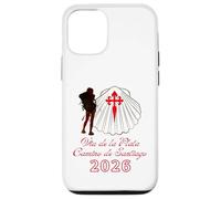 Camino Vía de la Plata Santiago Compostela 2026 Señora Peregrina Carcasa para iPhone 12/12 Pro