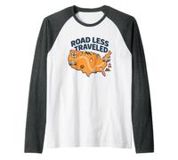 Camino, Viajes Menos transitados, Humor, Life Trip, Adventure Seeker Camiseta Manga Raglan