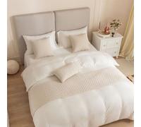 Caminos De Cama, Corredores De Cama De Doble Cara Engrosados con Diamantes De Terciopelo Holandés Nórdico For Pies De Cama, Corredores De Cama Y Bufandas De Protección For La Habitación De Bodas