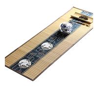 Caminos de Mesa Estilo Japones Camino de Mesa de Bambú, Estera del Juego de Té de Kung Fu, Mantel Impermeable Tejido a Mano para Casa de Té Hotel, Madera Natural (Size : 40x250cm/15.7x98.4in)