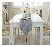 Caminos de Mesa Modernos for Bodas, Fiestas, manteles, Camas, Banderas y el hogar(Light Grey,28x210cm)