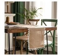Caminos de Mesa rústicos Yute con Encaje Vintage for Bodas, Acción Gracias, Fiestas Navidad, decoración(Style4,30x240cm)