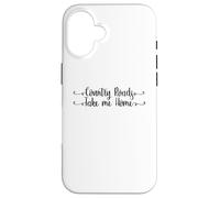 Caminos Rurales Llévame a casa Montaña PU Carcasa para iPhone 16