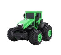 Camión Agrícola RC de 2,4G, Coche Acrobático con Control Remoto Todo Terreno, Vehículo de Juguete a Escala 1/14 con Demostración Automática y Función de Caballito (Green)