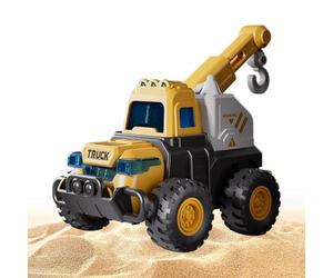 Camión Astillero, Con Excavadora De Bandeja De Para Articulaciones Móviles | Vehículos Astillero Juguetes - Para Cumpleaños, Niños, Niñas, Guarderías, Guarderías, Sala de Juegos, Juegos de