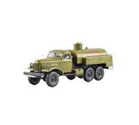 Camión Cisterna De Combustible del Ejército ATZ-3-157K Modelo Vehículo Plástico Miniatura Decoración Clásica Escala 1/43