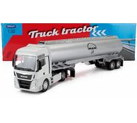 CAMIÓN CISTERNA WELLY 1/32 MAN TGX 18.440 XXL 2019 MODELO ESTÁTICO DIECAST