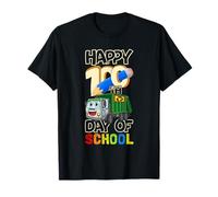 Camión de Basura 100 Día de Escuela Niños Reciclaje Diseño Camiseta