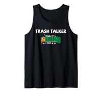 Camión de Basura de camión de Basura Divertido Reciclaje vehículo Arte Camiseta sin Mangas