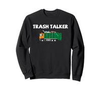 Camión de Basura de camión de Basura Divertido Reciclaje vehículo Arte Sudadera