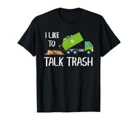 Camión de Basura Hablar Basura Divertido vehículo Dumping Arte Camiseta