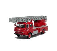 Camión De Bomberos con Escalera A Escala 1:43 Modelo Coleccionable De Aleación Juguete Clásico Y Nostálgico