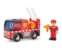 Camión de bomberos con sirena de luz y sonido