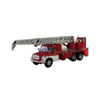 Camión De Bomberos Crane T148 A Escala 1:43 Modelo Vehículo Rescate De Metal Fundido A Presión Modelo Estático Aleación
