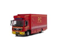 Camión De Bomberos TGL 12.250 Escala 1:43 De Aleación Color Rojo Modelo Coleccionable O Adorno Estático