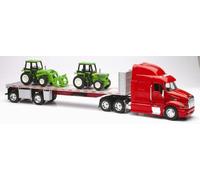 Camión de colección 1/32 Peterbilt 387 Flatbed Con Tractores