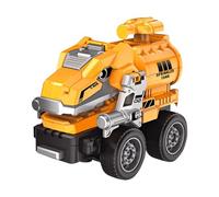 Camión de Construcción Vehículo de Juego para Niños Camión de Transformación Juguete Infantil Material PP Resistente Adecuado para Juego Imaginativo H, Camión Mezclador Amarillo