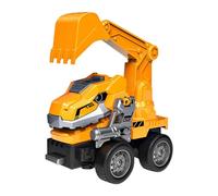 Camión de Construcción Vehículo de Juego para Niños Camión de Transformación Juguete Infantil Material PP Resistente Adecuado para Juego Imaginativo H, Excavadora Amarilla