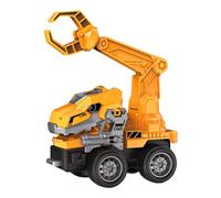 Camión de Construcción Vehículo de Juego para Niños Camión de Transformación Juguete Infantil Material PP Resistente Adecuado para Juego Imaginativo H, Camión de Agarre Amarillo