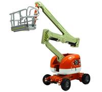 Camión de juguete modelo a escala - 1:87 Brazos móviles Ruedas móviles Grúa de elevación, Vehículo de construcción en miniatura | Juego de rol de ingeniería, juego educativo para niños, entrega de col