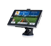 Camión de Pantalla táctil de 7 Pulgadas GPS Navigator Sombrilla Satshade Sat Nav Car GPS Navegación 25 6m + 8g Mapa de Europa América Europa para Coche CamióN Autocaravana (Color : with Bluetooth)
