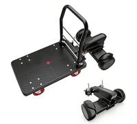 Camión de plataforma eléctrico, capacidad de 660 libras, carro plano resistente, camión de mano alimentado de 800 W, rango de 15.5 millas para clasificación y almacenamiento de almacén