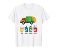 Camión de Reciclaje para el día de la Basura para niños y niñas Camiseta